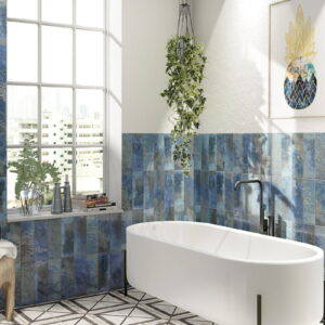 Azulejo Serie Bellagio Lancia Metálico Para Baño Mainzu