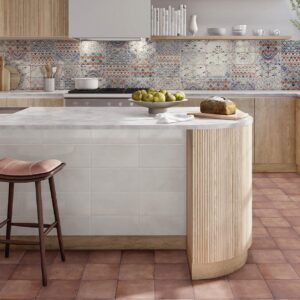 Azulejos Serie Bottega Terra Para Cocina Mainzu