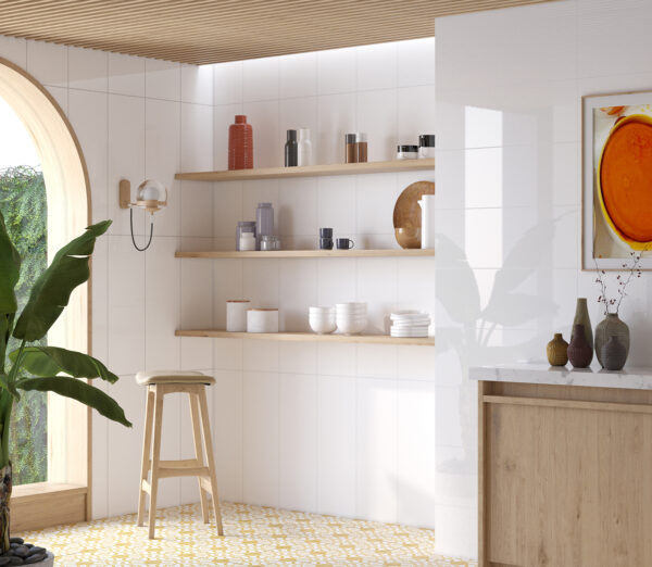 Revestimiento Blanco 25X70