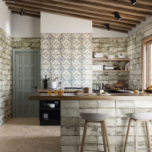 Azulejos Cocinas Rusticas De Campo Kale Apolline Atelier Natural Aterra 15X30 Mainzu