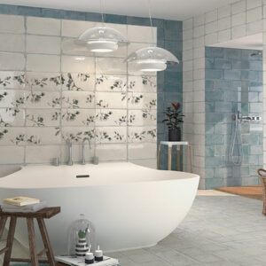 Azulejos De Baño Esenzia Blanco Mare 15x30 Mainzu