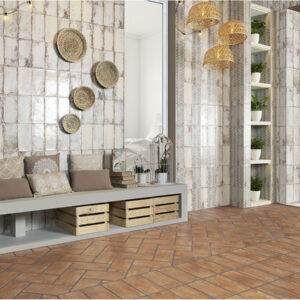 Azulejos Rusticos Gaia White Atelier 15X30 Mainzu