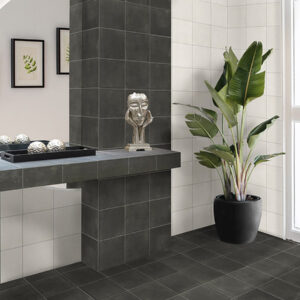 azulejos baño Black White Nostalgy Mainzu