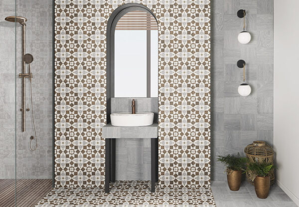 azulejos para baño Grey Vasari Patchwood Mix Optym Mainzu