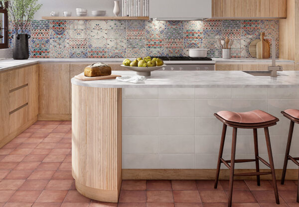 azulejo de cocina Riviera Marsella Blanc Mainzu