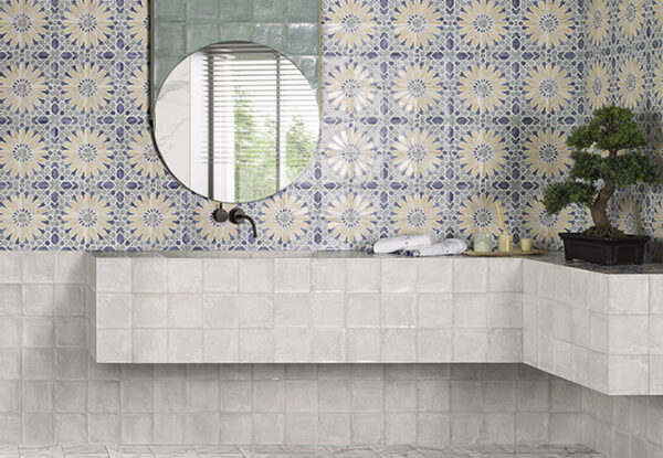 azulejo baño MUDEJAR MENTA PERLA BANYO NAZARI MAINZU