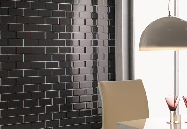 azulejos para baño Bissel Negro Mainzu