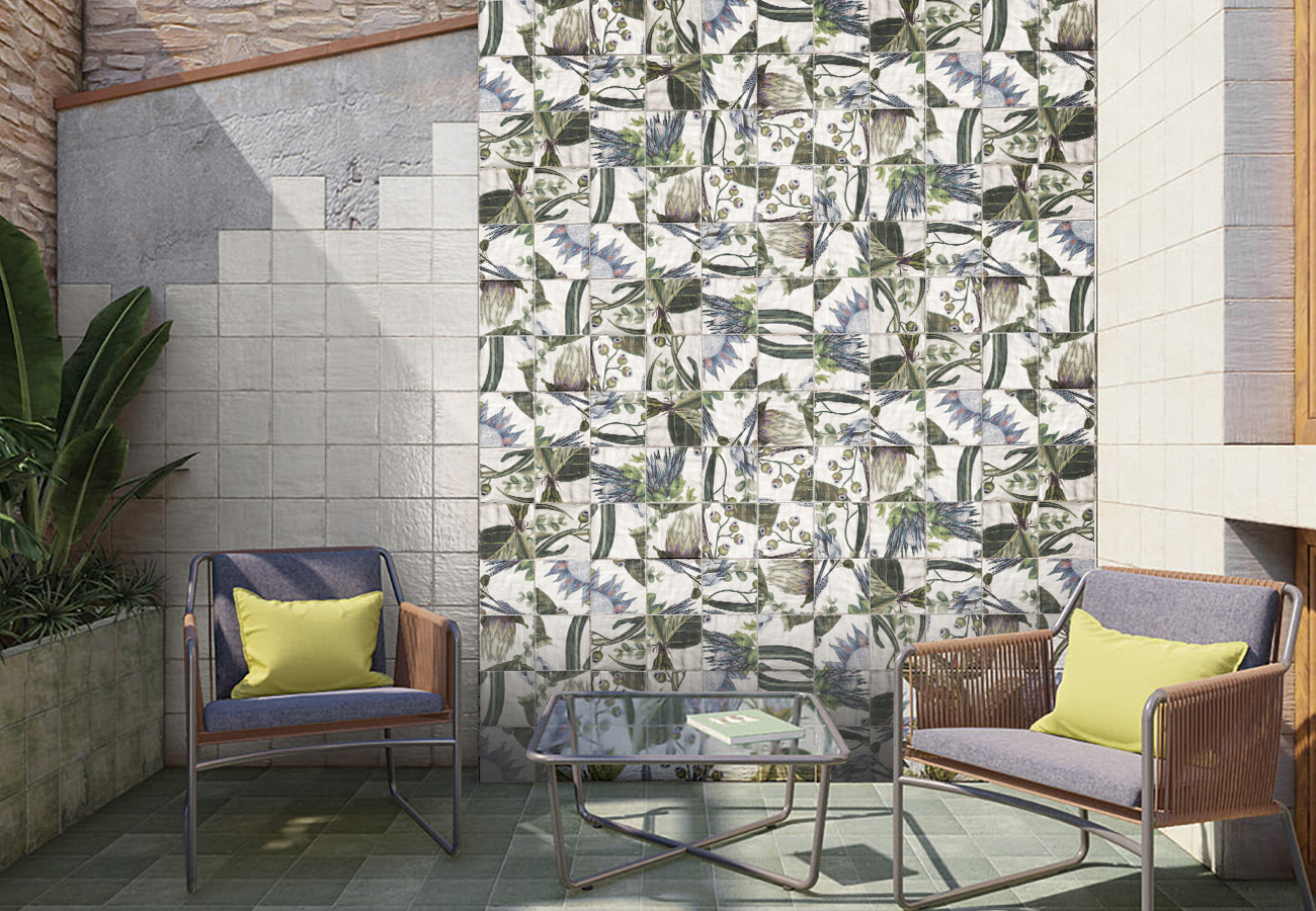 azulejos tipo metro Protea Patio Livorno Mainzu