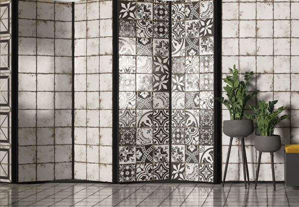 hidraulico azulejos White Signe Optym Metallici Mainzu