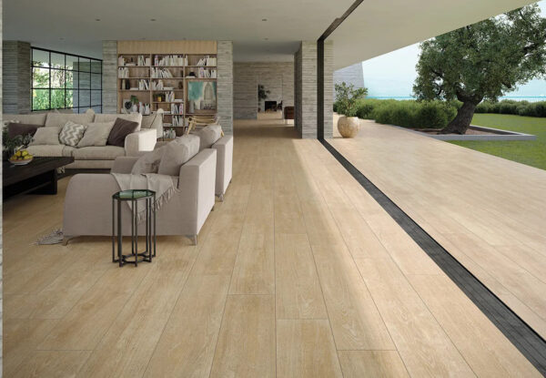 suelos porcelánicos imitación madera Larix Roble