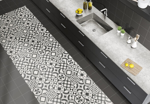 azulejos cocina Black Riga Black Optym Trinity Mainzu