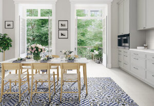 azulejos para cocina Blu Riga White Optym Trinity Cocina Mainzu