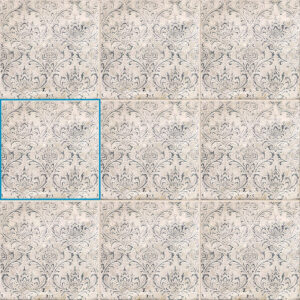 Composicion Decor Daman Azul 20X20