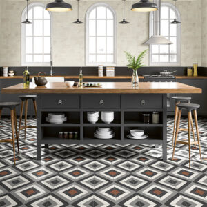 azulejos para cocina Dublin Black Blanco 10 Ravena Optym Trinity Mainzu