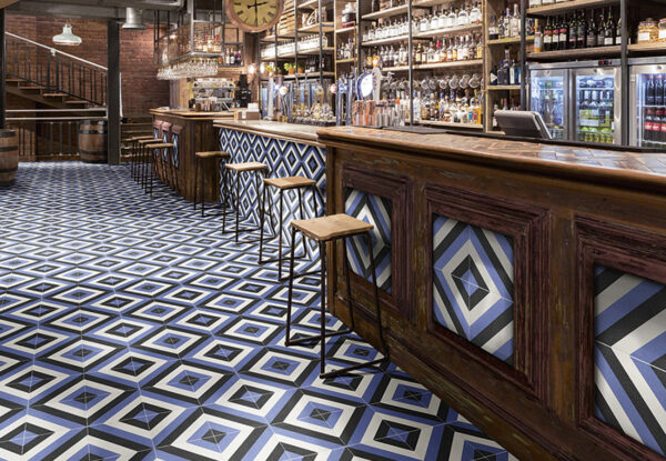 azulejos para cocina Dublin Blu Optym Trinity Mainzu