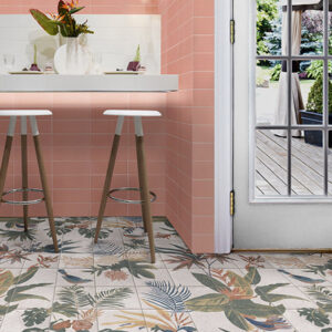 azulejos para baño Flamingo Jungle Mainzu