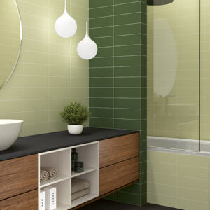 azulejos para baño Mint Olive Jungle Mainzu