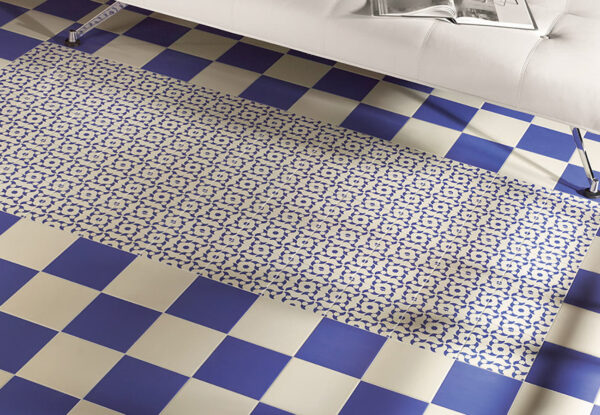 azulejos para cocina Victorian Blanco Azul Classic Mainzu