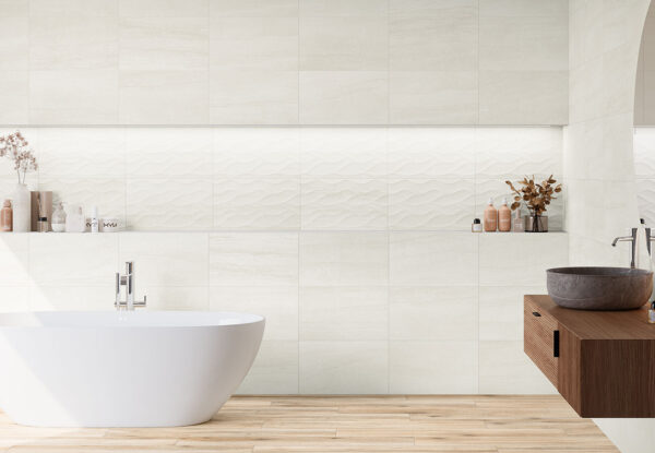 azulejo baño Dart Beige 33X55