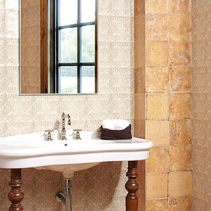 azulejo baño rustico Milano Crema Daman Mainzu