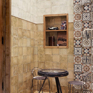 azulejos cocinas rusticas de campo Milano Crema Ocre Legend Mainzu