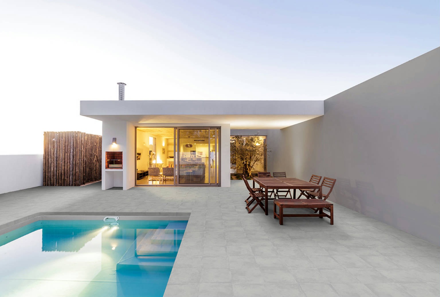 Azulejo Serie Ares Acero Para Exterior