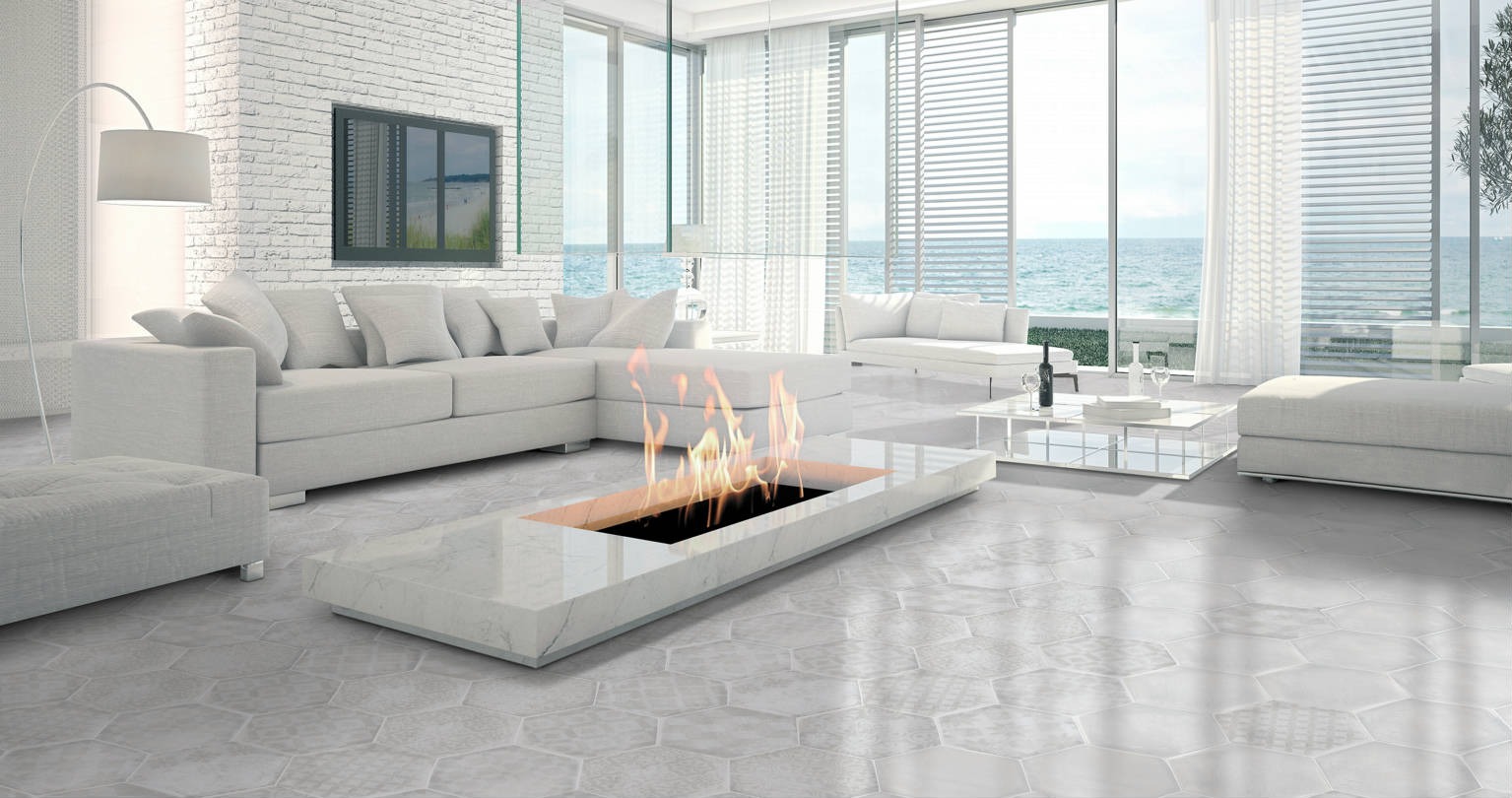 Azulejos Serie Hexa Boreal para Baño y Cocina Keros