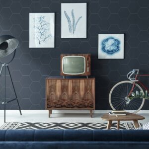 Azulejo Hexa Element Navy