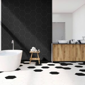Azulejo Hexa Element Negro
