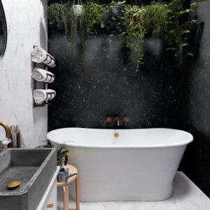 Azulejo Hexa Terni Negro