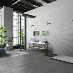 Azulejo Trend Wave Gris 40x120