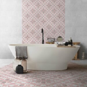 Azulejo Santa Mónica Rosa 25x25