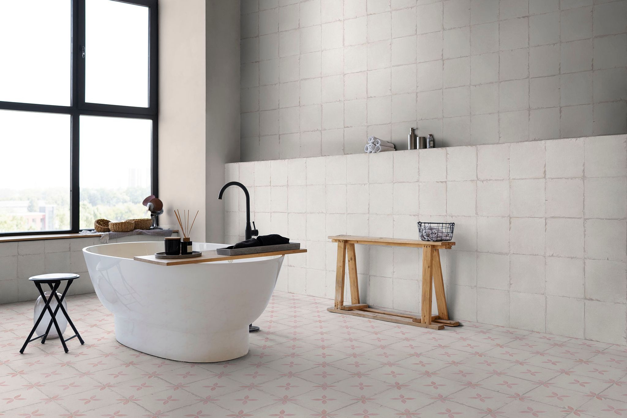 Azulejo Sofía Rosa 25x25