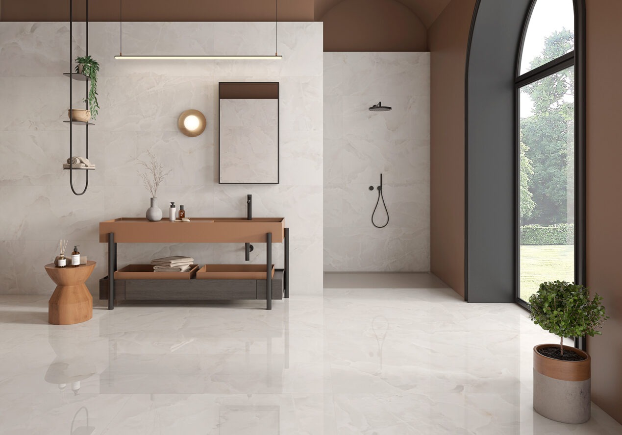 Azulejos Serie Garner Ivory para Salon