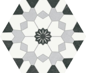 azulejo HEXA-VENEZIA-NERO