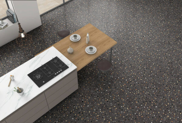 azulejo efecto cemento GALAXY NEGRO