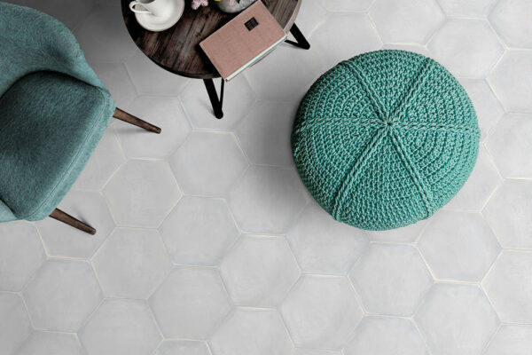 azulejo hexagonal BOREAL-GRIS