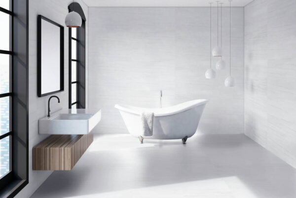 azulejos blanco baño CORINTO