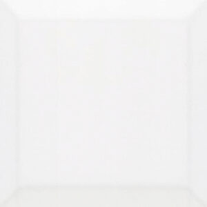 Blanco brillo biseldo - 7,5X7,5