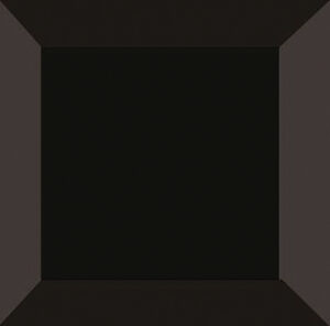 Negro brillo biselado 7,5x7,5