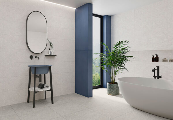 azulejo baño Laza Perla 30X90