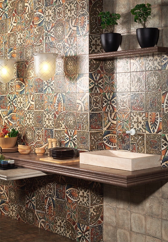 Azulejos Bolonia Ocre Medievo Mainzu 20x20