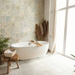 Azulejos para Baño Serie Bouquet Hidraulicos Keros