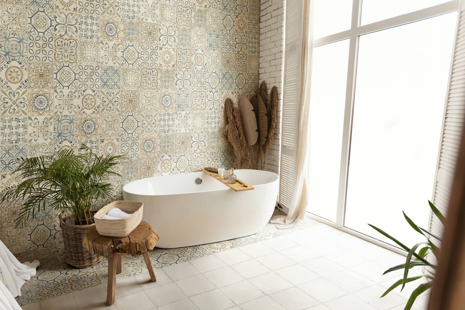 Azulejos para Baño Serie Bouquet Hidraulicos Keros
