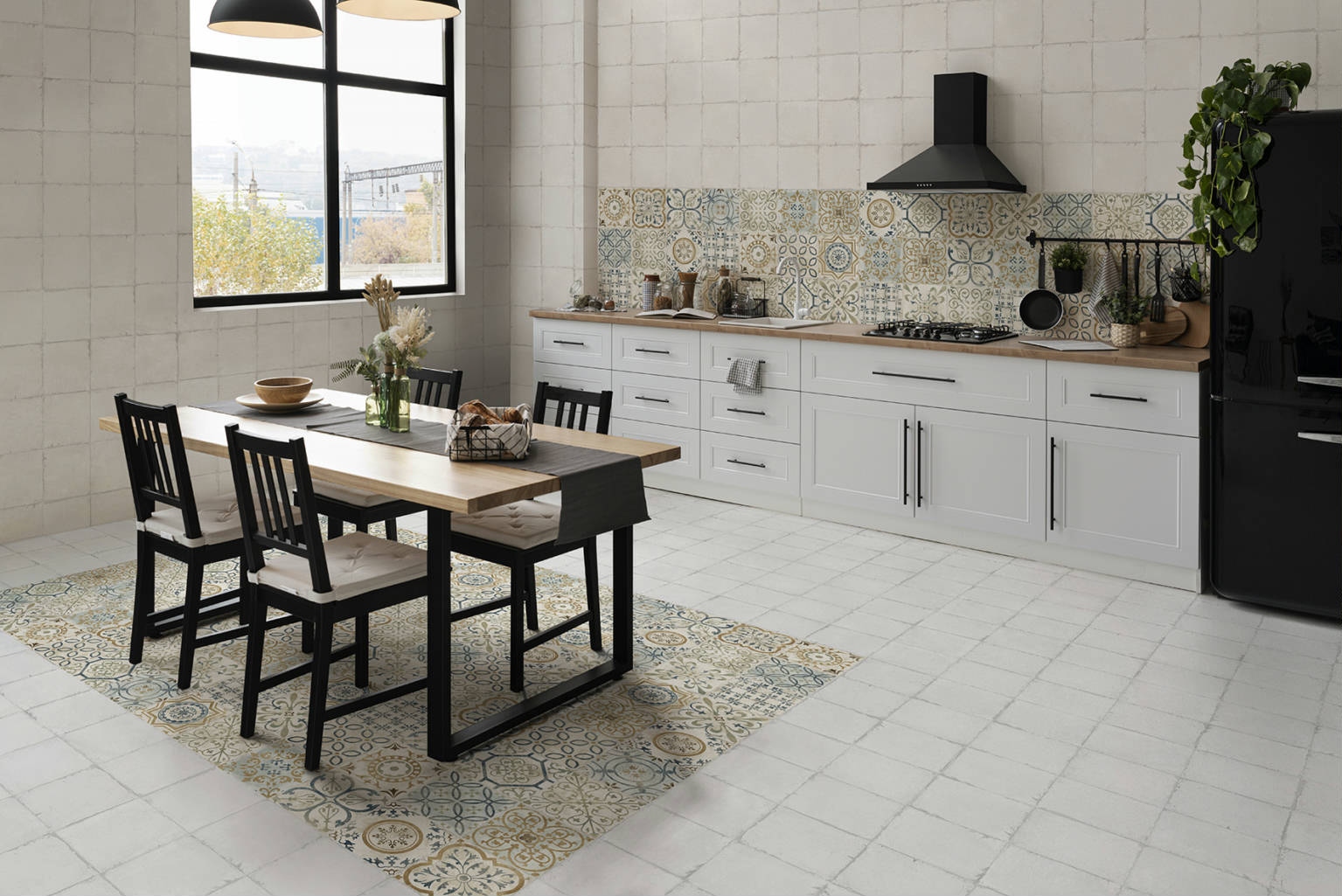 Azulejos para Cocina Serie Bouquet Hidraulicos Keros