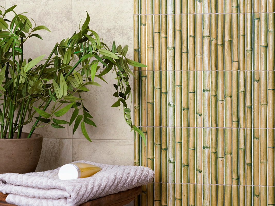 Azulejos Serie Bamboo para Baño y Cocina Mainzu