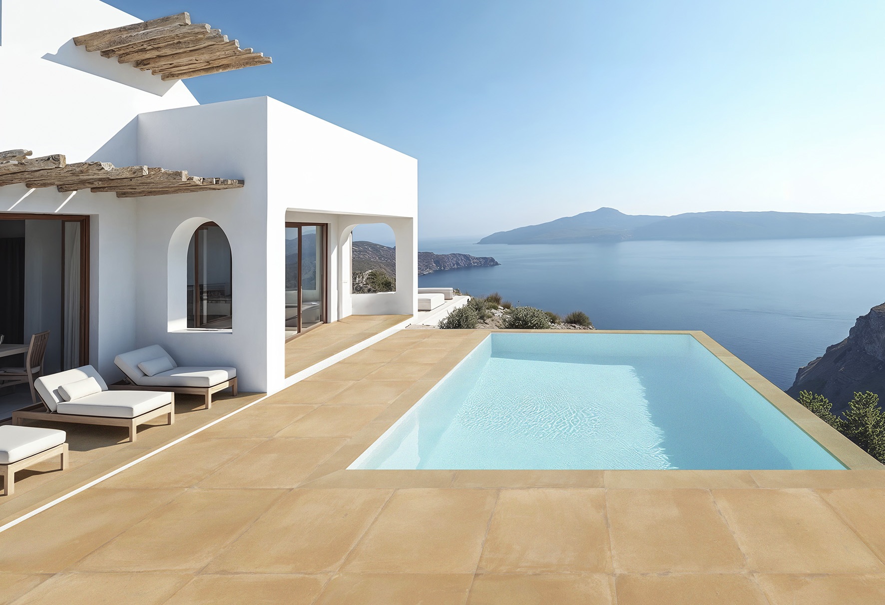 Azulejo Porcelánico Barro Efecto Terracota Antideslizante - Imagen 3