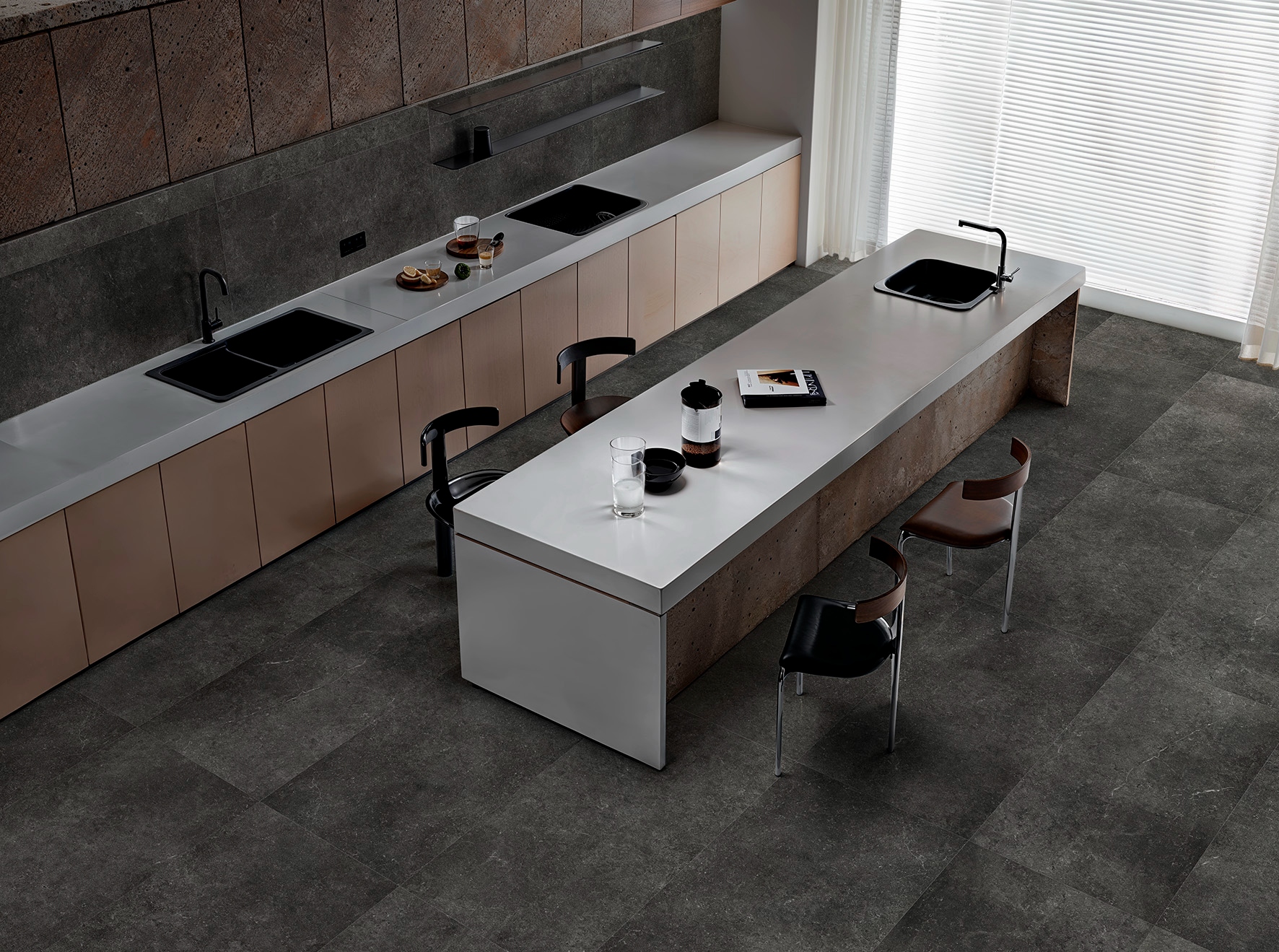 Azulejos para Cocina Serie Limestone Mate Keros