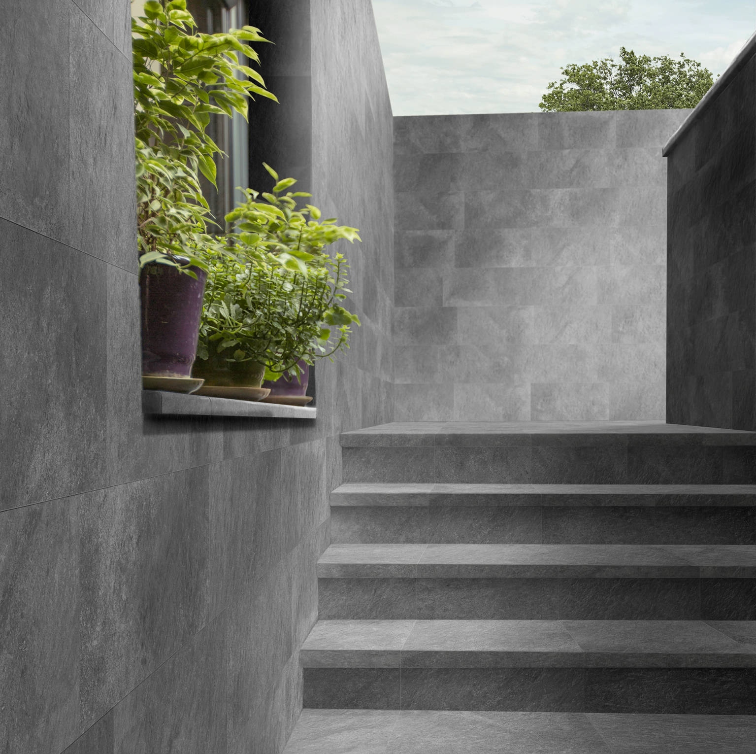 Azulejos para exterior Serie Redstone Keros