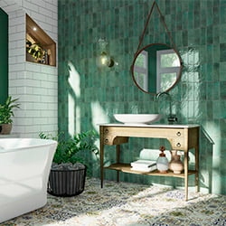 Azulejos para baño Positano Mainzu 6,5x20
